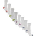 thumbnail image 1 of Girl`s Everyday Basic 6 Pack Athletic Crew Socks, 10.5-4, 1 of 2