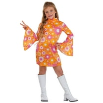 Girl's Far Out Flower Dress Costume