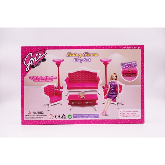 Girl's Favorite/Gloria Living Room Play Set (No. 3017)