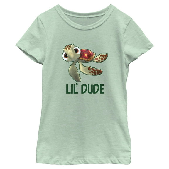 Girl's Finding Nemo Lil’ Dude Squirt Child  Graphic T-Shirt