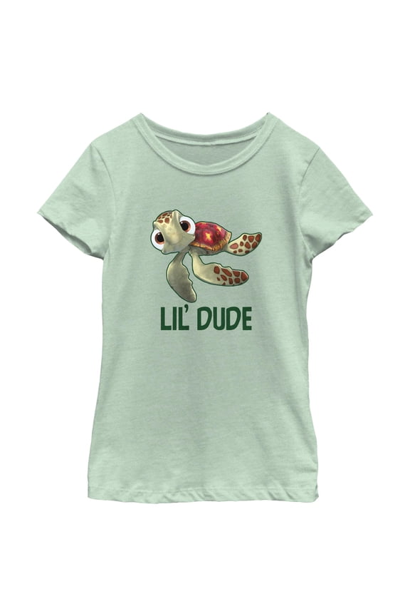 Girl's Finding Nemo Lil’ Dude Squirt Child Graphic T-Shirt