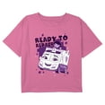 thumbnail image 1 of Girl's Firebuds Violet Ready to Repair Graphic Cropped T-Shirt Light Pink X Large, 1 of 3
