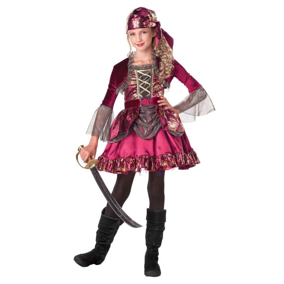 Girl's First Mate Pirate Costume