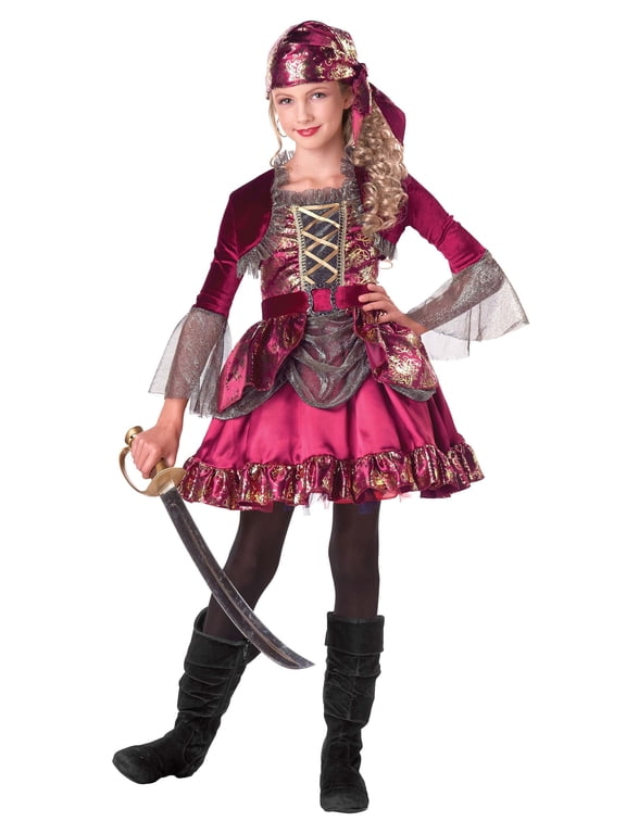 Girl's First Mate Pirate Costume