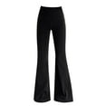 thumbnail image 1 of Girl's Flare Leggings High Waisted Bootcut Yoga Pants Kids Dance Bell Bottoms Sweatpants with Pockets Athletic Y2K Pant, 1 of 5