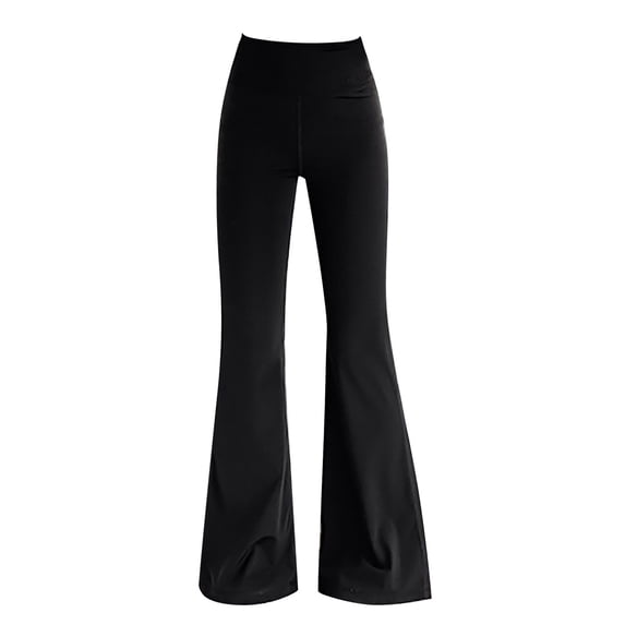 Girl's Flare Leggings High Waisted Bootcut Yoga Pants Kids Dance Bell Bottoms Sweatpants with Pockets Athletic Y2K Pant