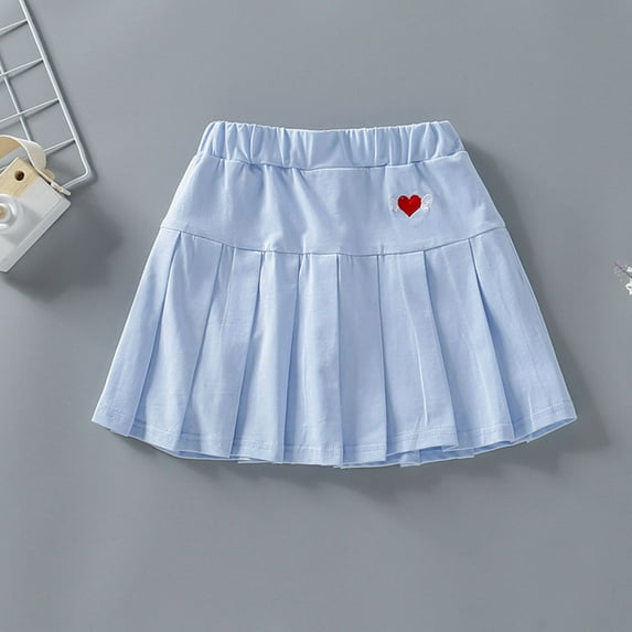 Girl's Flowy Dress Toddler Kid Skorts Skirts Flared Pleated Skater Skirt Sport Skirt Dresses for Play Party Birthday Casual