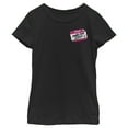 thumbnail image 1 of Girl's Fortnite Cuddle Name Tag  Graphic Tee Black X Large, 1 of 4