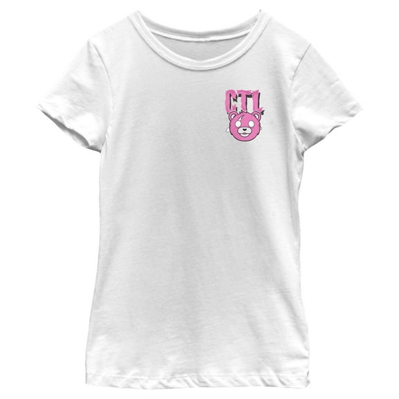 Girl's Fortnite Cuddle Team Leader Small Logo  Graphic Tee