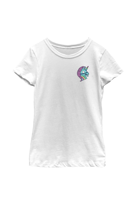 Girl's Fortnite Rainbow Smash Small  Graphic Tee