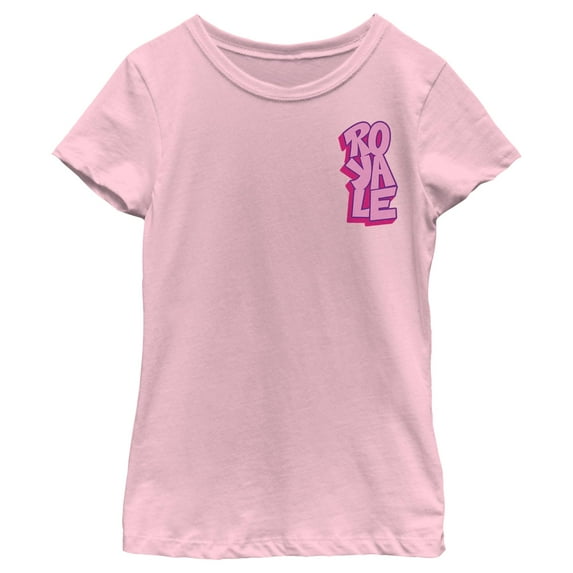 Girl's Fortnite Small Pink Royale Graphic Tee