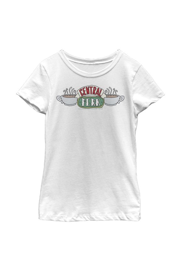 Girl's Friends Classic Central Perk Logo Graphic T-Shirt