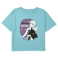 thumbnail image 1 of Girl's Frozen 2 Forever Sisters Anna Graphic Cropped T-Shirt Blue Small, 1 of 3