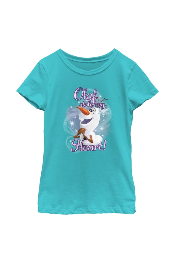 Girl's Frozen Olaf Stole My Heart Graphic T-Shirt