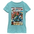 thumbnail image 1 of Girl's GI Joe Comic Cover  Graphic Tee Tahiti Blue Small, 1 of 4