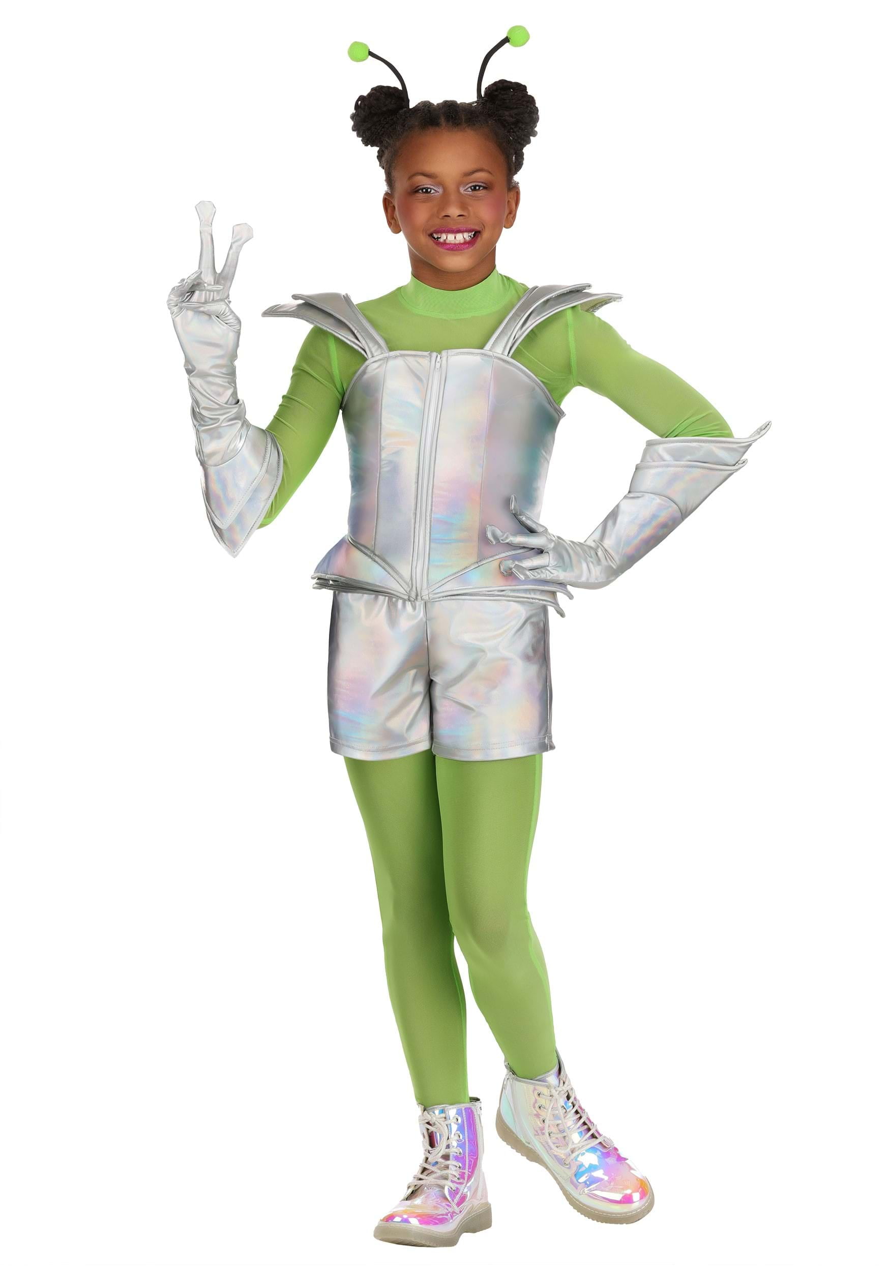 alien princess dress up Women's Galactic Alien Babe Costume, Size: Medium, Gray