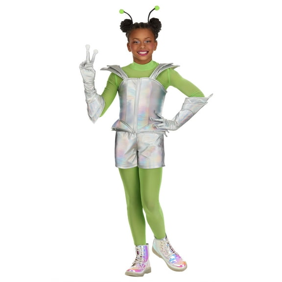 Girl's Galactic Alien Kiddo Costume
