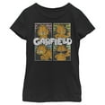 thumbnail image 1 of Girl's Garfield Character Cool Portraits  Graphic T-Shirt, 1 of 4
