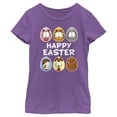 thumbnail image 1 of Girl's Garfield Happy Easter Egg Portraits  Graphic T-Shirt, 1 of 4