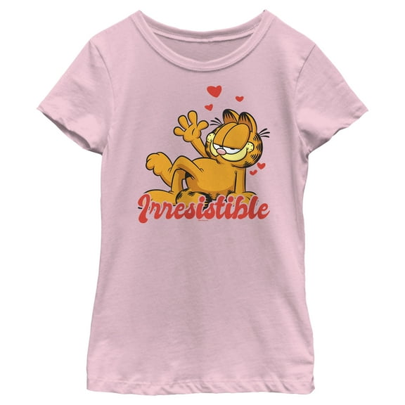 Girl's Garfield Irresistible  Graphic T-Shirt