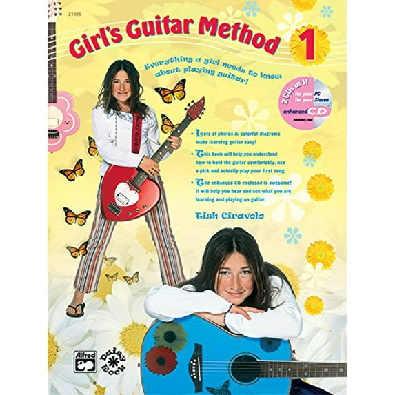 Pre-Owned Girl's Guitar Method, Bk 1: Everything a Girl Needs to Know About Playing Guitar!, Book & Enhanced CD (Paperback) 0739029061 9780739029060