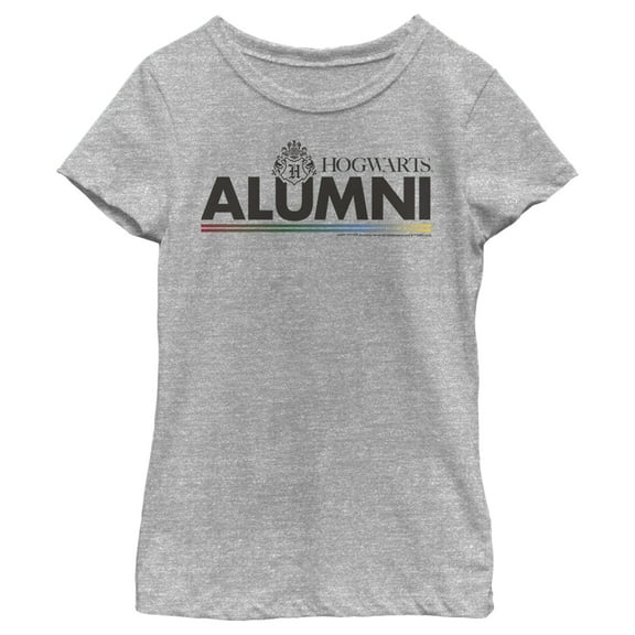 Girl's Harry Potter Alumni Hogwarts Graphic Tee Athletic Heather X Small