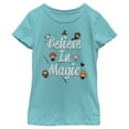thumbnail image 1 of Girl's Harry Potter Believe In Magic Graphic Tee Tahiti Blue X Large, 1 of 4