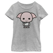 Girl's Harry Potter Dobby Kawaii Cutie Graphic Tee Athletic Heather Medium