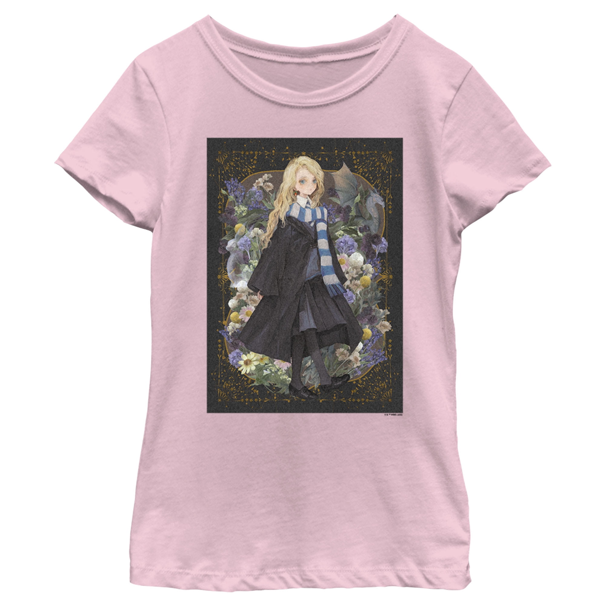 Girl's Harry Potter Fantasy Luna Lovegood Graphic Tee Light Pink X Small -  Walmart.com