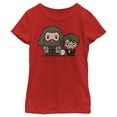 thumbnail image 1 of Girl's Harry Potter Hagrid & Hedwig Kawaii Cuties  Graphic Tee Red Large, 1 of 4