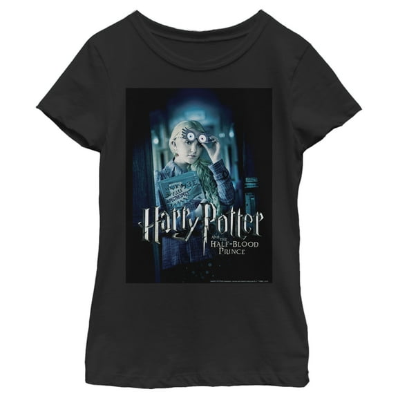 Girl's Harry Potter Half-Blood Prince Luna Lovegood Poster  Graphic Tee Black Large