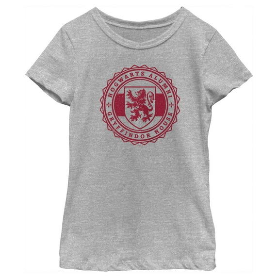 Girl's Harry Potter Hogwarts Alumni Gryffindor House Graphic Tee Athletic Heather X Small