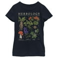 thumbnail image 1 of Girl's Harry Potter Hogwarts Herbology Graphic Tee Navy Blue Small, 1 of 4