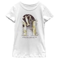 thumbnail image 1 of Girl's Harry Potter Hufflepuff Badger Watercolor Graphic Tee White Large, 1 of 4