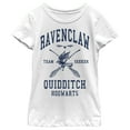 thumbnail image 1 of Girl's Harry Potter Ravenclaw Quidditch Seeker Graphic Tee White Large, 1 of 4