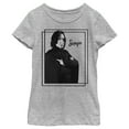 thumbnail image 1 of Girl's Harry Potter Snape Simple Framed Portrait  Graphic Tee Athletic Heather Medium, 1 of 4