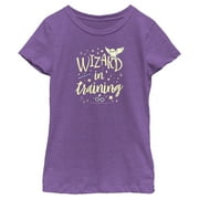 Girl's Harry Potter Wizard in Training Graphic Tee Purple Berry Large