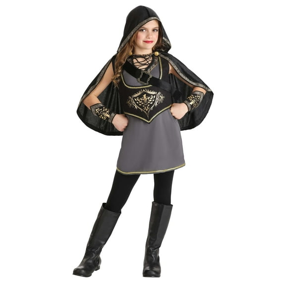Girl's Hooded Huntress Costume