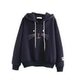 thumbnail image 1 of Girl's Hooded Long Sleeve Pullover Sweatshirt Fleece Colorblock Tops, 1 of 1
