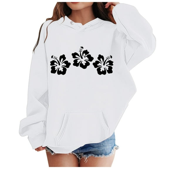 Girl's Hoodie Long Sleeve Soft Sweatshirt Graphic Hoody Kids Cute Pullovers Top Clothes for Girls Hoodies for Teen Boys 16-18 Jacket without Hoodie Snipes Pullover Hoodie Boys Clothes Size 12-14 Youth