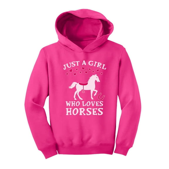 Girl's Horse Lovers Toddler Hoodie by Tstars - Perfect Gift for Kids who Love Horses - High-Quality Graphic Print - Comfortable & Stylish Horse Clothes - Unique Birthday Present for Toddler Girls