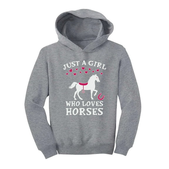 Girl's Horse Lovers Toddler Hoodie by Tstars - Perfect Gift for Kids who Love Horses - High-Quality Graphic Print - Comfortable & Stylish Horse Clothes - Unique Birthday Present for Toddler Girls