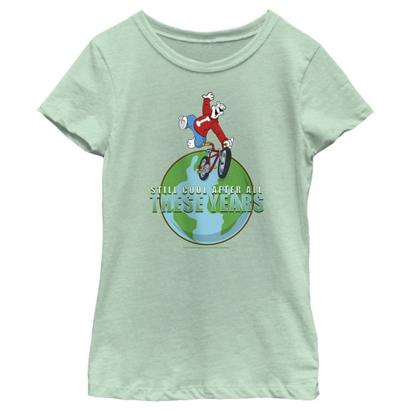 Girl's ICEE Bear Still Cool After All These Years Graphic Tee Mint Large