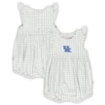 thumbnail image 1 of Girl's Infant Garb Gray Kentucky Wildcats Cara Gingham Ruffled Bodysuit, 1 of 4