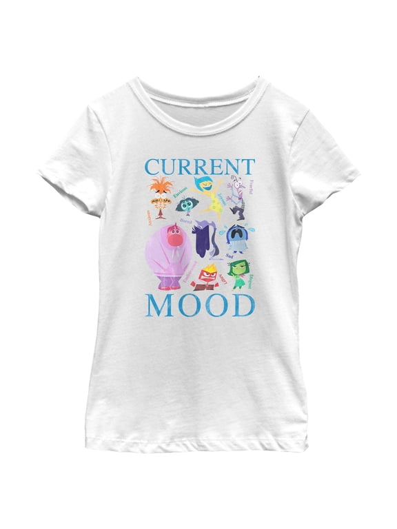 Girl's Inside Out 2 Current Mood Graphic T-Shirt