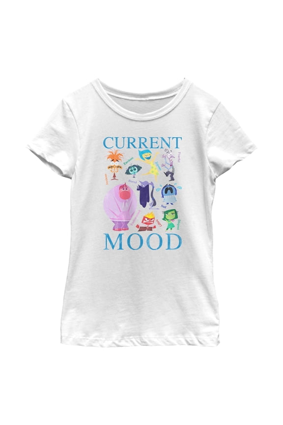 Girl's Inside Out 2 Current Mood Graphic T-Shirt