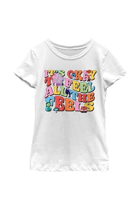 Girl's Inside Out 2 It’s Okay To Feel All the Feels Graphic T-Shirt
