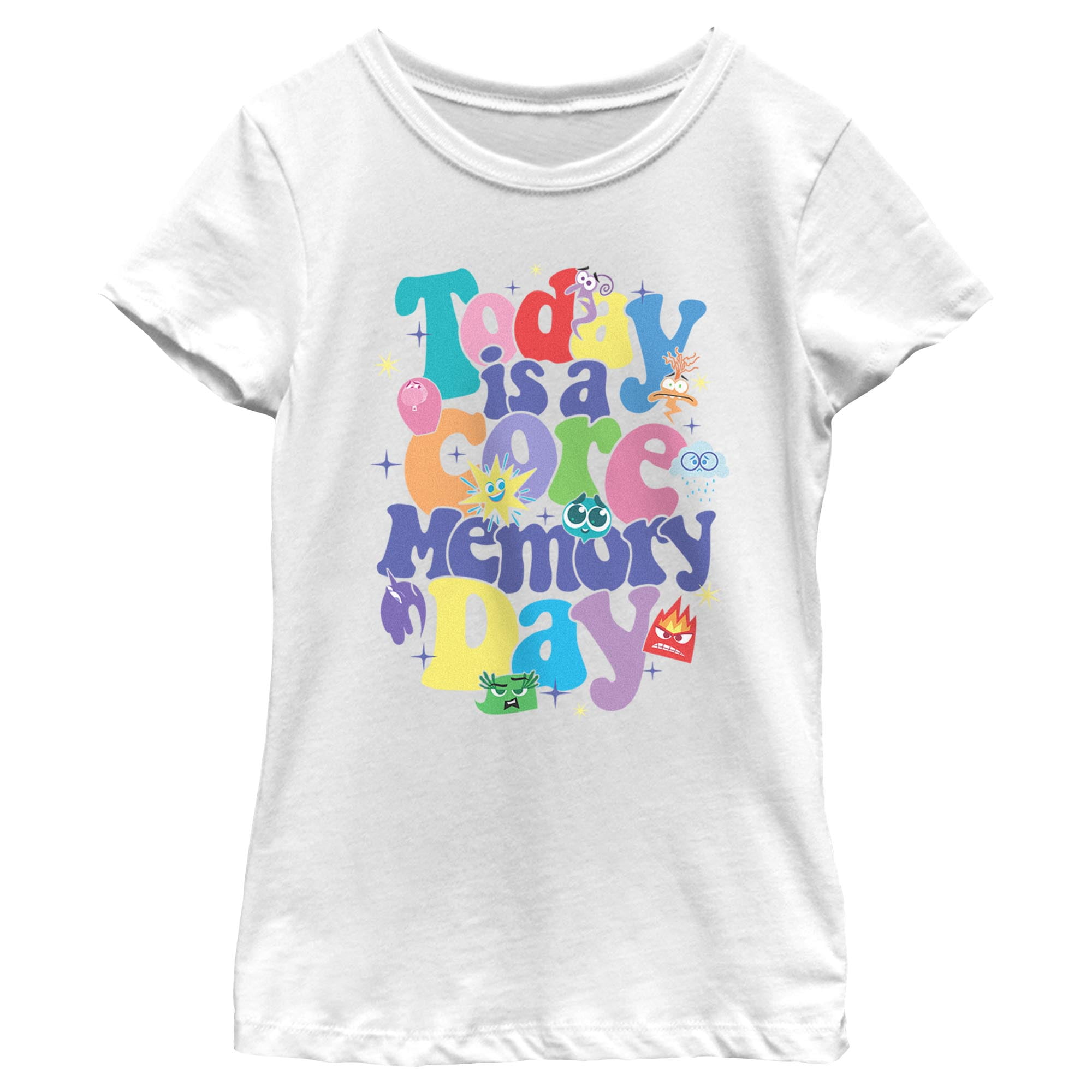 Girl's Inside Out 2 Today Is a Core Memory Day Graphic T-Shirt ...