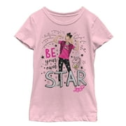 Girl's Jojo Siwa Be Your Own Star  Graphic Tee Light Pink Small