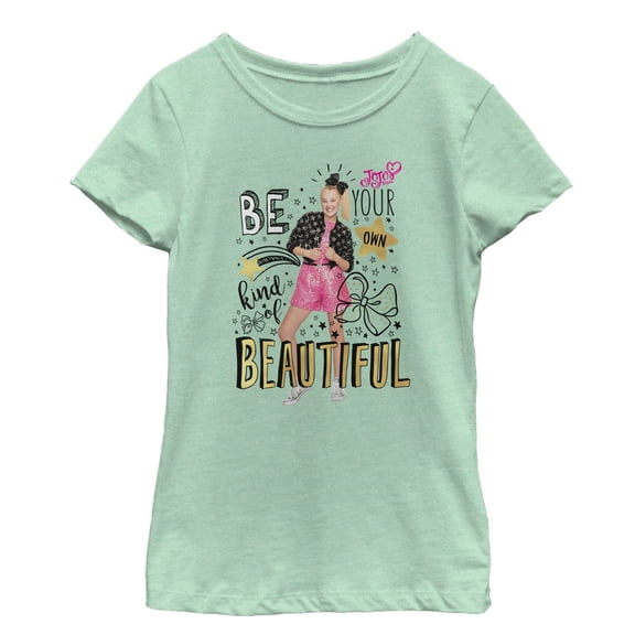 Girl's Jojo Siwa Your Own Kind of Beautiful  Graphic Tee Mint Large